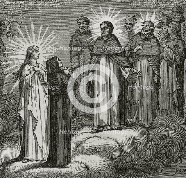 The Divine Comedy, (1307-1321): The Paradise, 1888.  Creator: Jean Edouard Dargent.