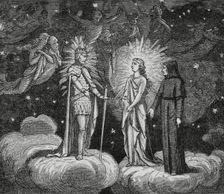 The Divine Comedy, (1307-1321): The Paradise, 1888. Creator: Jean Edouard Dargent