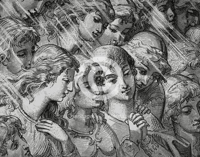 The Divine Comedy, (1307-1321): The Paradise, 1888.  Creator: Jean Edouard Dargent.