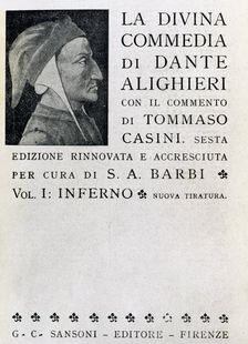 The Divine Comedy, (1307-1321), Vol I: Inferno (Hell), 1307-1321. Creator: Dante Alighieri