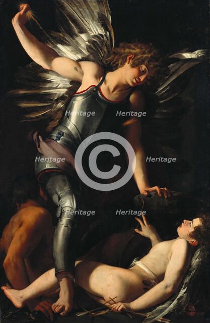The Divine Eros Defeats the Earthly Eros, ca 1602. Artist: Baglione, Giovanni (1566-1643)