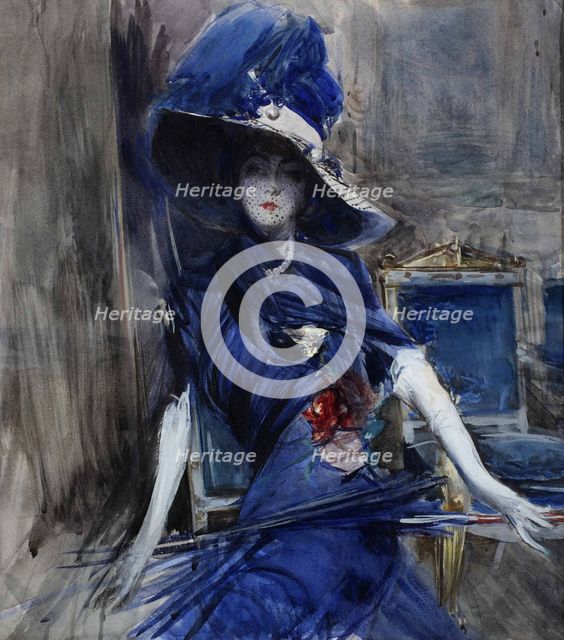 The Divine in Blue, c. 1905.