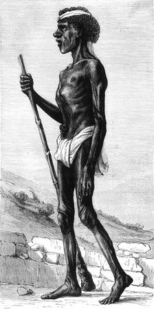The Djangâl, a Savage of the Sirgouja c1891. Creator: James Grant