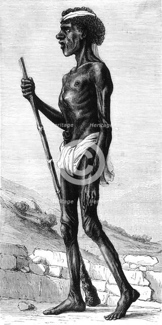 'The Djangâl, a Savage of the Sirgouja', c1891. Creator: James Grant.