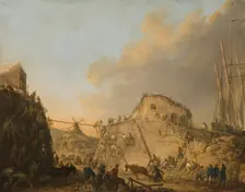 The Dock at Sveaborg. Creator: Elias Martin