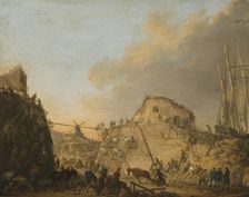 The Dock at Sveaborg. Creator: Elias Martin