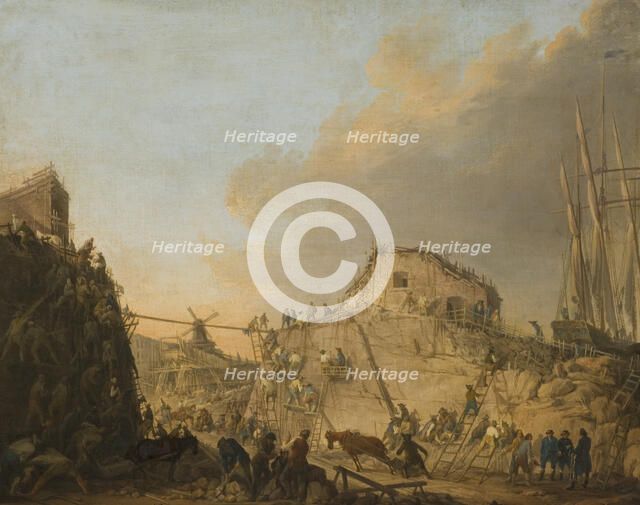 The Dock at Sveaborg. Creator: Elias Martin.