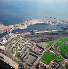 The Docks, Sunderland, Wearside, 1985. Artist: Aerofilms