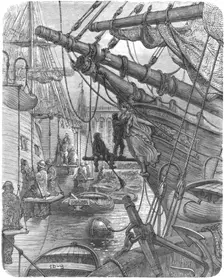 The Docks - The Concordia 1872. Creator: Gustave Doré