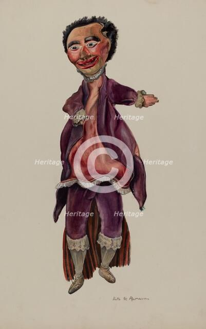 The Doctor Marionette, c. 1937. Creator: Ruth Abrams.