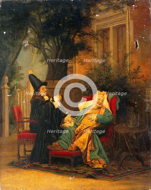 The doctor's surprise. Creator: Vibert, J. G. (Jehan Georges), 1840-1902 (After).