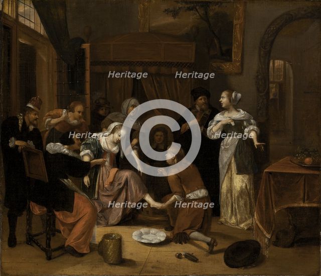 The Doctor's Visit, 17th century. Creator: Unknown.