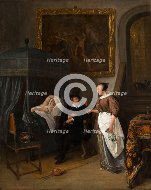 The Doctor's Visit, c1650-1679. Creator: Jan Steen.