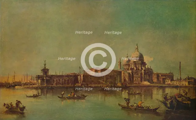 'The Dogana and Salute, Venice', c1775, (1938). Artist: Francesco Guardi.