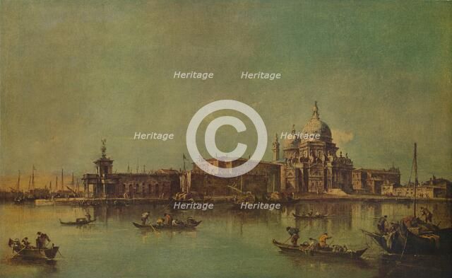 'The Dogana and Salute, Venice', c1775, (1938). Artist: Francesco Guardi.