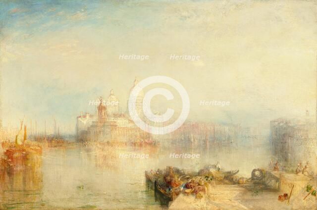 The Dogana and Santa Maria della Salute, Venice, 1843. Creator: JMW Turner.