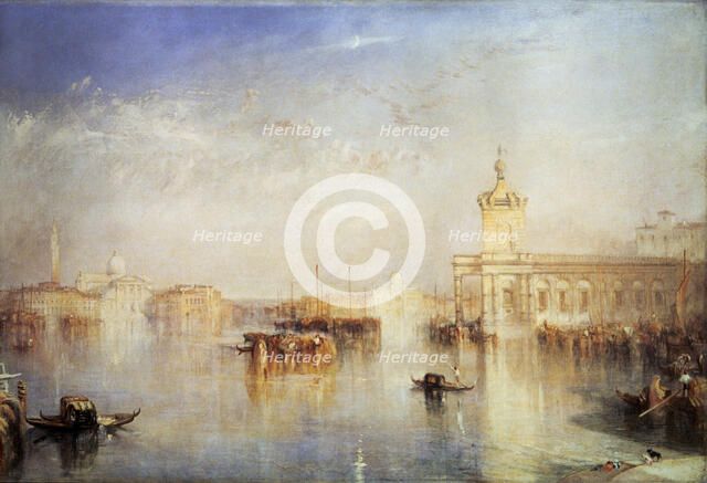 'The Dogana, San Giorgio, Citella, from the steps of the Europa', Venice, 1842.  Artist: JMW Turner