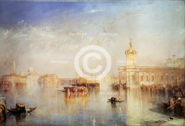 'The Dogana, San Giorgio, Citella, from the steps of the Europa', Venice, 1842.  Artist: JMW Turner