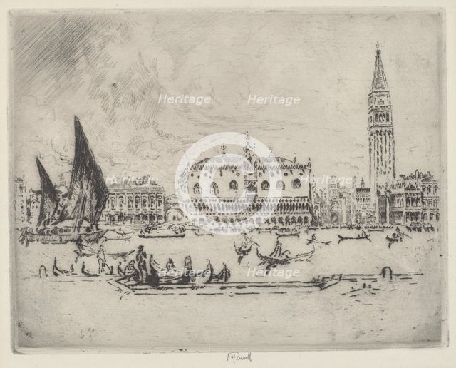 The Doge's Palace, 1883. Creator: Joseph Pennell.