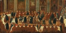 The Doge's banquet. Creator: Heintz, Joseph, the Younger (ca 1600-after 1674)