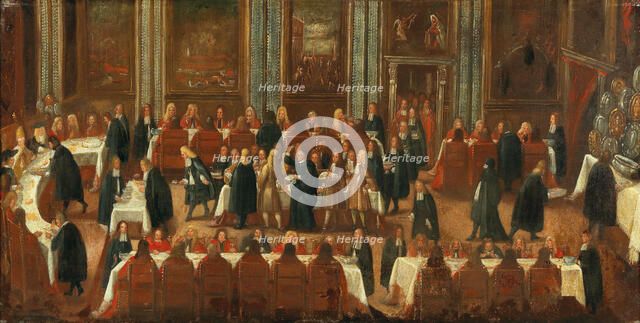 The Doge's banquet. Creator: Heintz, Joseph, the Younger (ca 1600-after 1674).