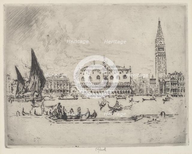 The Doge's Palace, 1883. Creator: Joseph Pennell.