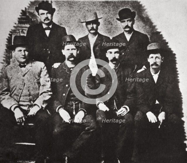 The Dodge City Peace Commission, Kansas, USA, June 1883. Artist: Unknown