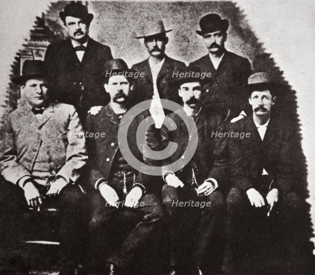 The Dodge City Peace Commission, Kansas, USA, June 1883. Creator: Unknown.