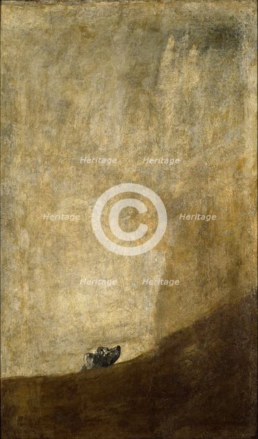 The Dog. Artist: Goya, Francisco, de (1746-1828)