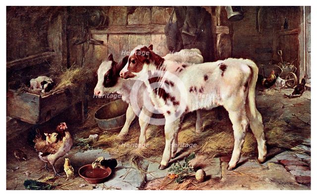 'The Dog in the Manger', 1885 (1901). Artist: Unknown