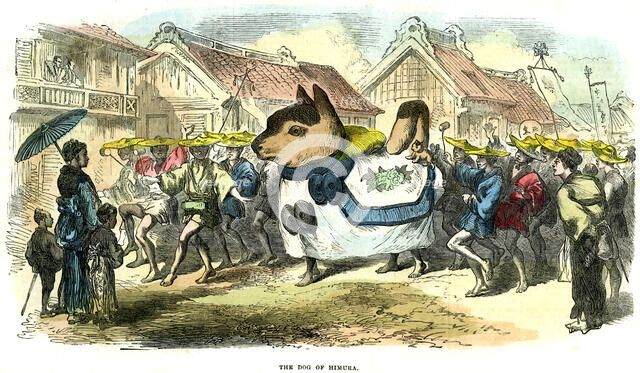 'The Dog of Himura', Japan, 1872. Artist: Unknown