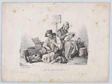 The Dog Shearer, 1822. Creator: Louis Leopold Boilly