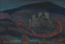 The Doomed City, 1914. Artist: Roerich, Nicholas (1874-1947)