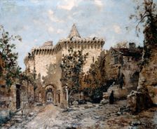 The Door of Cordelières and the Castle 1891. Artist: Emmanuel Lansyer
