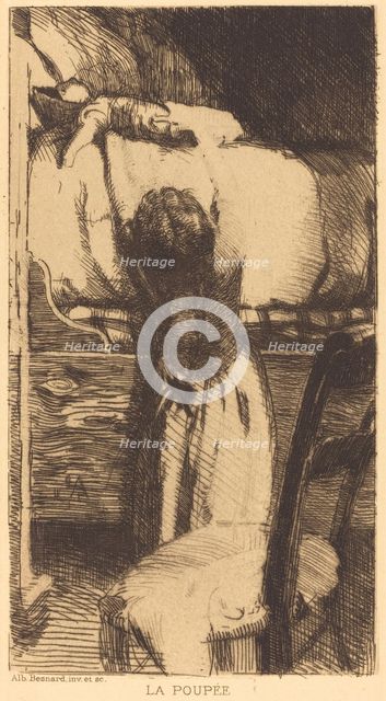 The Doll (La Poupée), 1888. Creator: Paul Albert Besnard.