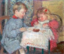 The Doll's Dinner Party 1905. Artist: Georges Lemmen