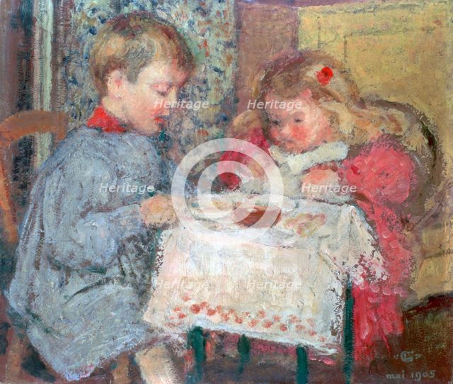 'The Doll's Dinner Party', 1905. Artist: Georges Lemmen