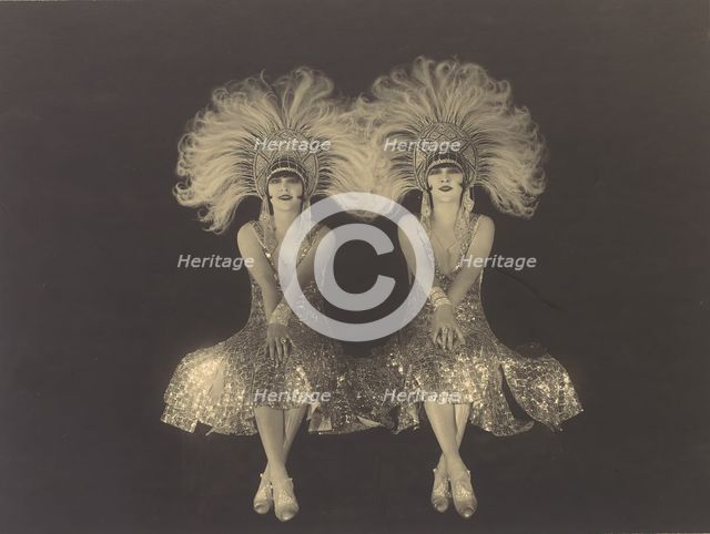 The Dolly Sisters, 1920s. Creator: Walery.