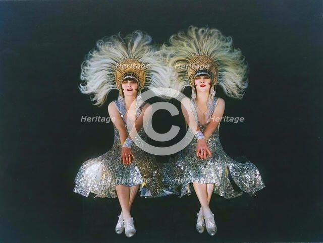 The Dolly Sisters, 1920s. Creator: Walery.