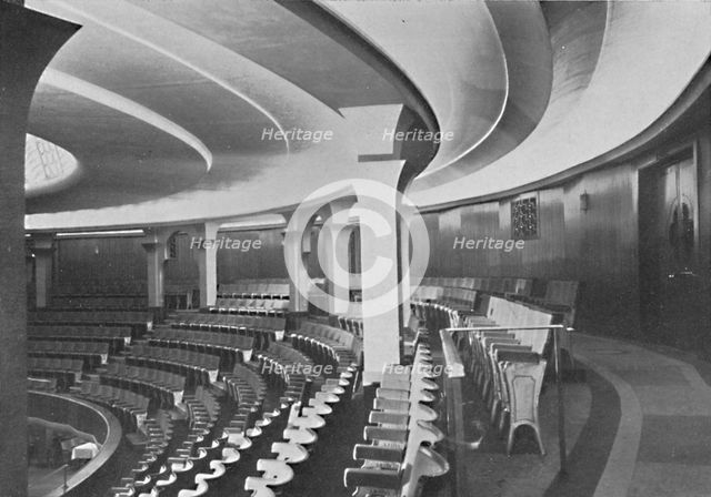 'The Dome: Interior After the Alterations - details of inner roof and panelling', 1939.  Artist: Unknown.