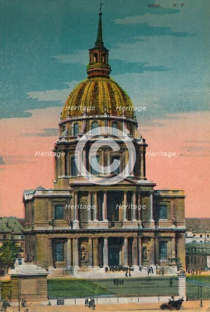 The Dome of Les Invalides, Paris, c1920. Artist: Unknown.