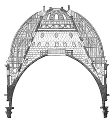 The dome of St Paul's Cathedral, London, 17th century (1882)