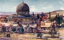 The Dome of the Rock from Barracks Near the Tower of Antonia 1902. Creator: John Fulleylove