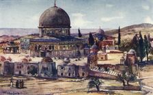 The Dome of the Rock from Barracks Near the Tower of Antonia 1902. Creator: John Fulleylove