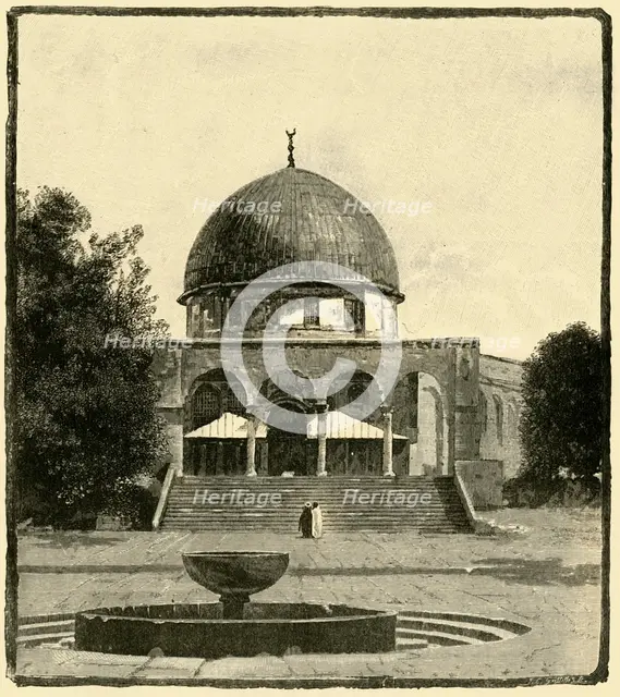 'The Dome of the Rock, Jerusalem', 1890. Creator: Unknown.
