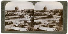 The Dome of the Rock where the Temple Alter stood, Mount Moriah, Jerusalem, Palestine, 1900.Artist: Underwood & Underwood