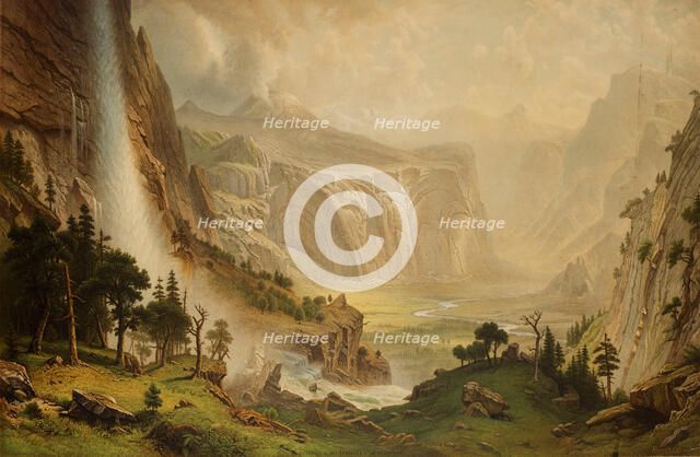 The Domes of the Yosemite, 1870. Creator: T.J. Dillmann.