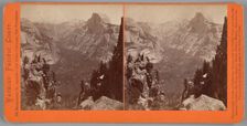 The Domes from Moran Point, Yosemite, 1861/76. Creator: Carleton Emmons Watkins
