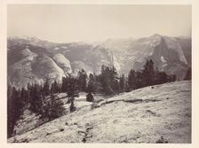 The Domes, from the Sentinel Domes, Yosemite, c. 1865-1866. Creator: Carleton E. Watkins (American, 1829-1916)