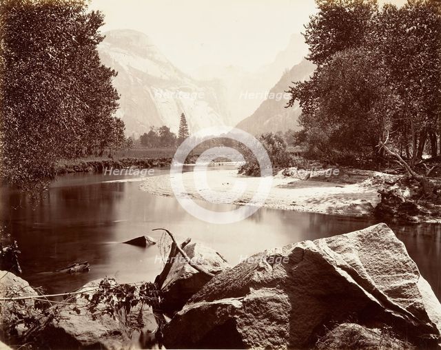 The Domes, Yosemite, ca. 1872, printed ca. 1876. Creator: Attributed to Carleton E. Watkins.